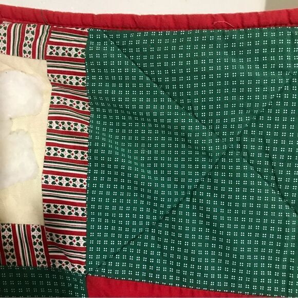 Vintage Santa Claus Christmas Quilted Blanket - Picture 8 of 16